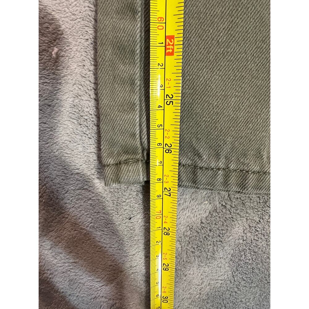 Forever 21 olive green cargo jogger pants flexible high-rise waistband womens M - Picture 8 of 9